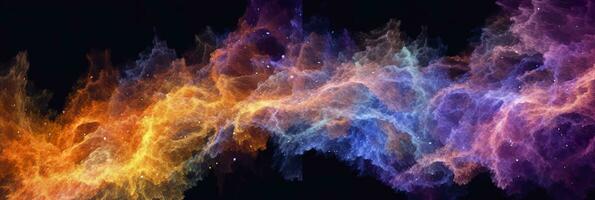 image of an expanding universe. shot from far away with many colours, beautiful, AI Generative photo