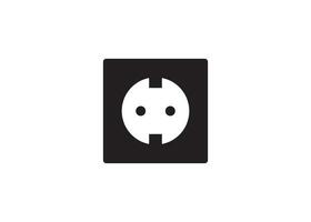 electric socket icon design vector isolated