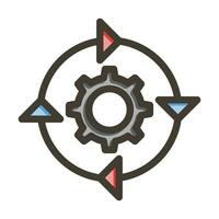 Recovery Vector Thick Line Filled Colors Icon For Personal And Commercial Use.