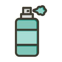 Spray Vector Thick Line Filled Colors Icon For Personal And Commercial Use.