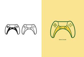 The top-notch collection of vector gamepad icons showcases trendy and stylish logo templates suitable for multiple purposes. These icons are perfect for representing gaming related themes