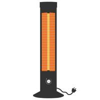 Heater icon. Flat vector illustration