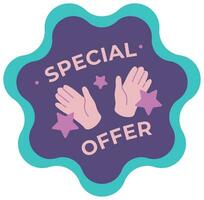 Special Offer Sticker vector