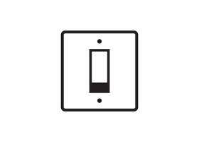 light switch icon design vector isolated