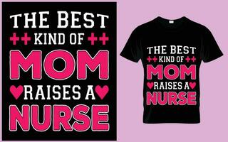 Print Nursing Vector T Shirt Design