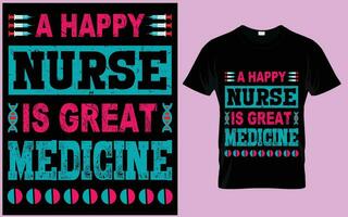 Print Nursing Vector T Shirt Design