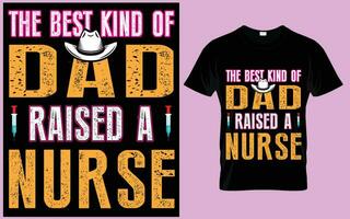 Print Nursing Vector T Shirt Design