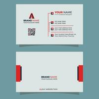 creative business card design template. unique shape modern business card design. vector