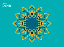 contento diwali hindú tradicional ornamento lámpara festival India elemento mandala chino Buda étnico vector