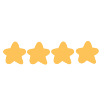 Yellow star rating png