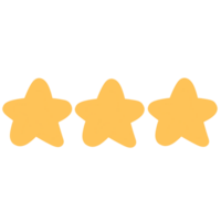 Yellow star rating png