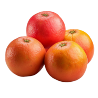 Group of grapefruits isolated on transparent background, created with generative AI png