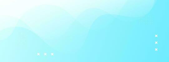 Banner background, colorful, blue gradation, wave effect abstract, eps 10 vector