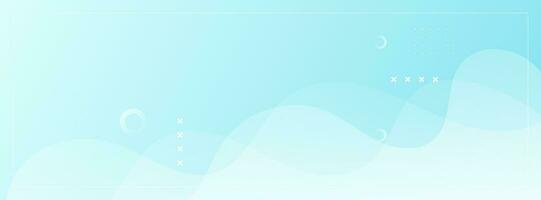 banner background. colorful, bright blue and white wave effect gradation eps 10 vector