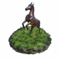 cavalo isolado 3d png