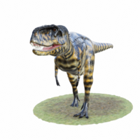 Dinosaur creature isolated 3d png