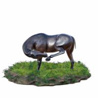 caballo aislado 3d png