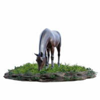 Pferd isoliert 3d png