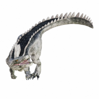 Helligator  dinosaur isolated 3d png