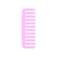 Pink Comb Colour Icon in Modern Flat Style. Suitable for infographics, books, banners and other designs vector