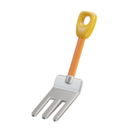 3d fourche icône illustration png