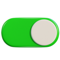3d alternancia interruptor botões em e fora ícone ilustração png