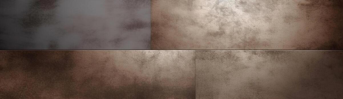 Set texture group of metallic gradient steel shiny background silver gold color. AI generated. photo