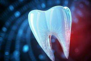 Tooth whitening fortified within a safeguarding vortex for assurance AI Generated photo