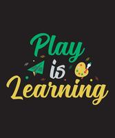 Play is Learning vector