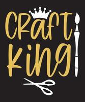 Craft King Vector Graphics