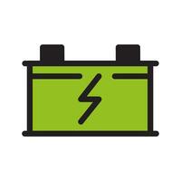 eléctrico coche batería vector diseño ilustración