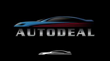 Auto Dealership Car Logo Vector Template. Graphic Design Editable For Your Business