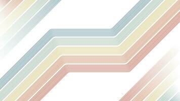 abstract retro background with stripes and lines in pastel colors, vector illustration