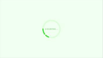 simple loading animation video footage illustration flat