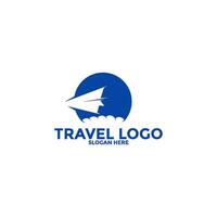 Travel logo icon vector, Simple Travel logo template vector