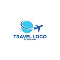 Travel logo icon vector, Simple Travel logo template vector