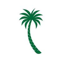 Palm tree summer logo template vector