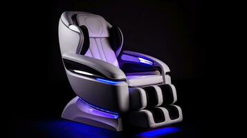 An electric massage chair. Generative Ai photo