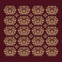 Javanese Batik Seamless Pattern vector image