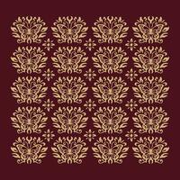 Javanese Batik Seamless Pattern vector image