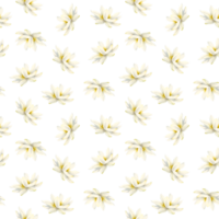 Lotus flower watercolor seamless pattern for yoga centers and logos, natural cosmetics, health care, simple designs png