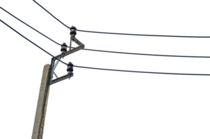 Electric pole on transparent background png