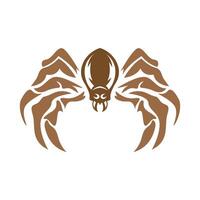 araña logo icono diseño vector