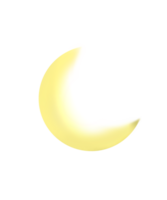 crescent moon at night png