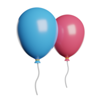 fiesta de celebración de globos png