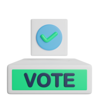 votación caja votar png