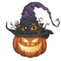 Jack O Lantern Transparent Background Ai Generative png