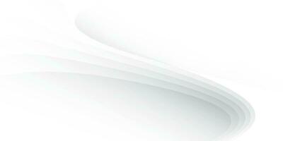 Abstract white and gray color background with geometric round shape. Vector illustration.