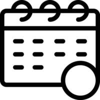 calendar icon for download vector