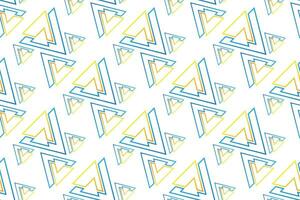 geometric seamless pattern. Set of bright blue and yellow background with modern minimal shape. elegant abstract geometrical textures. vector
